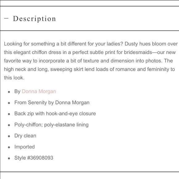 BHLD Donna Morgan Alana Dress Palest Pink Wedding - Picture 7 of 13